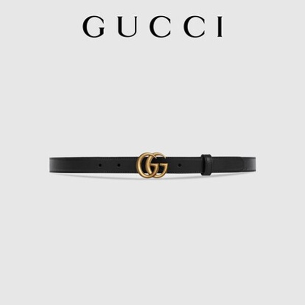 GUCCI-Gucci-Double-G-Buckle-Leather-Belt