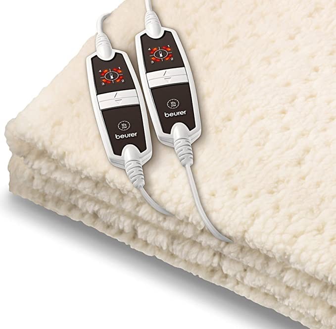 Beurer UB 56 Teddy Double double layer electric blanket double size / oversized, 4 temperature gears